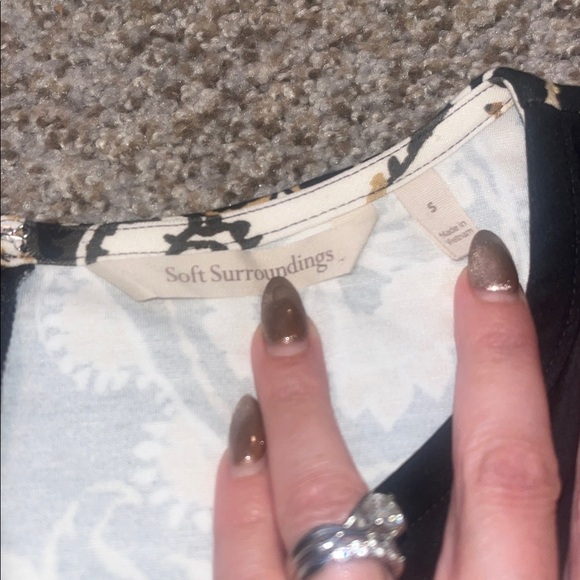 Soft Surroundings Clotilde Ponte Knit Dress Size Small Women’s EUC - Picture 5 of 11